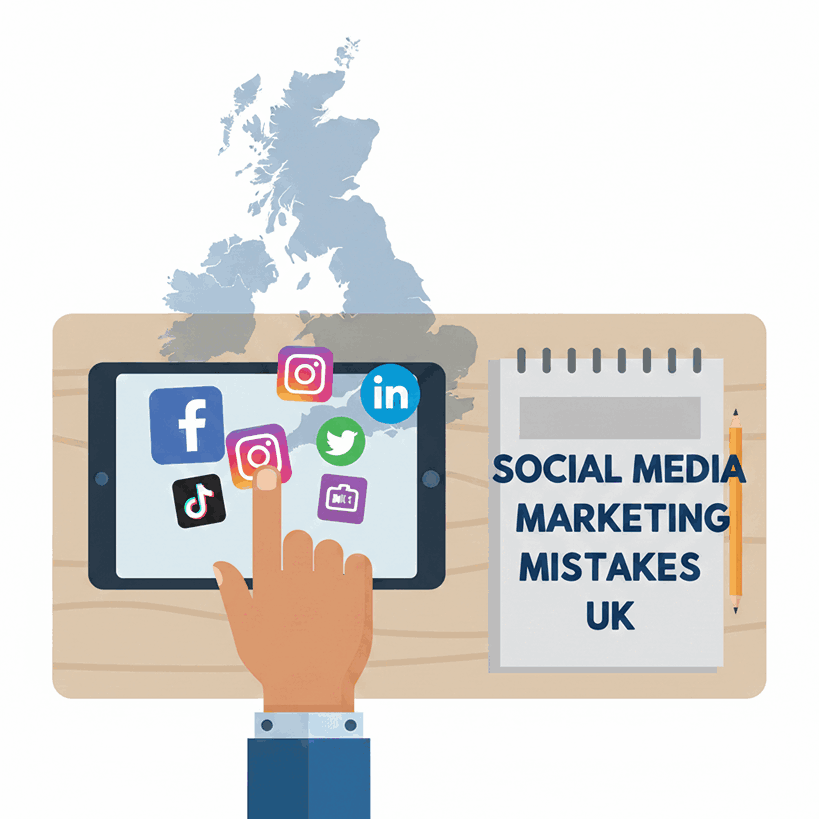 Top social media marketing mistakes UK businesses make with tips to fix them
